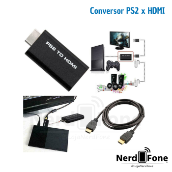 ADAPTADOR PS2 PLAYSTATION x HDMI