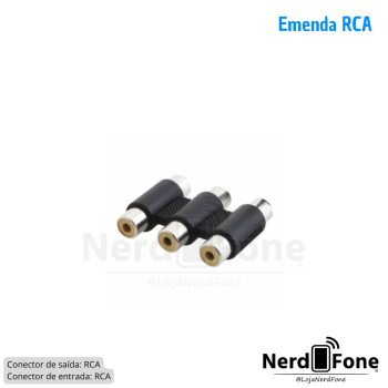CONECTOR 3 RCA (F)