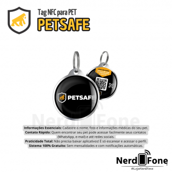 TAG IDENTIFICADORA PARA PET - PETSAFE