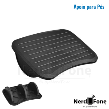APOIO DE PÉS EM POLIESTIRENO PRETO