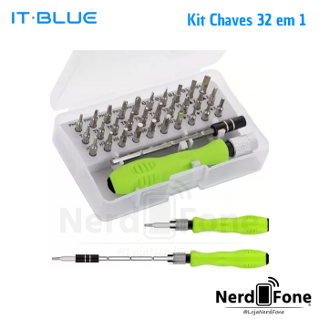 KIT CHAVE DE FENDA MULTIUSO 32 EM 1