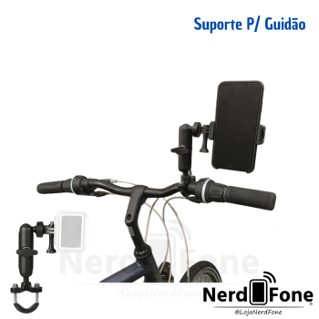 SUPORTE DE CELULAR ARTICULADO PARA GUIDÃO; MOTO/BICICLETA