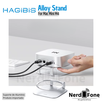 SUPORTE DE ALUMÍNIO FOR MAC MINI M4 HAGIBIS