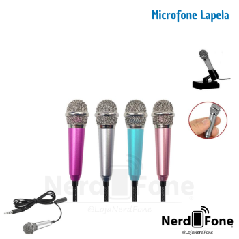 MINI MICROFONE UNIDIRECIONAL