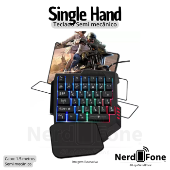TECLADO GAMER SINGLE HAND (UMA MÃO) FY