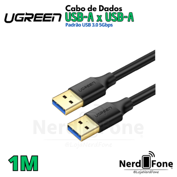 CABO USB-A 3.0 (M) x USB-A 3.0 (M) 1M UGREEN; AMxAM