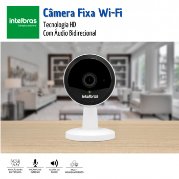 CÂMERA INTERNA FIXA WIFI FHD IM1 INTELBRAS / BRANCA