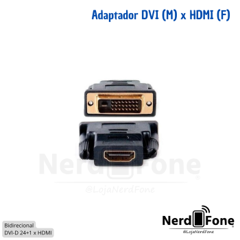 ADAPTADOR DVI-D (24+1) x HDMI (F) STORM