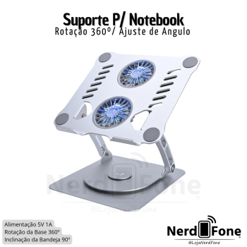 SUPORTE P/ NOTEBOOK BASE 360 KG