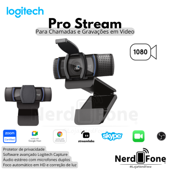 WEBCAM PRO HD LOGITECH C920S PTO