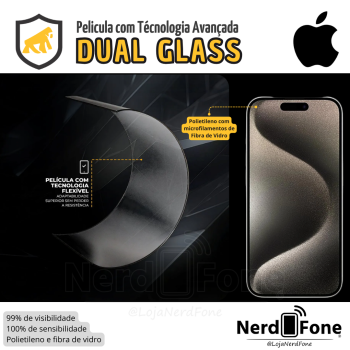 PELÍCULA GSHIELD DUAL GLASS; P/ IPHONE