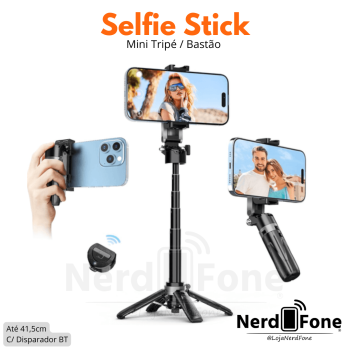 TRIPÉ SELFIE BLUETOOTH (BT) 415MM PEINING