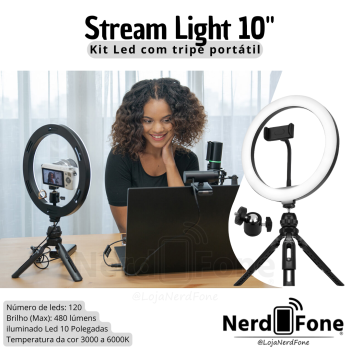 RING LIGHT LED 10“ STREAMPLIFY