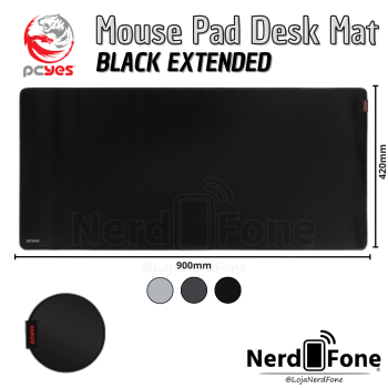 MOUSE PAD EXCLUSIVE PRO 900X420 PCYES BLACK EXTENDED
