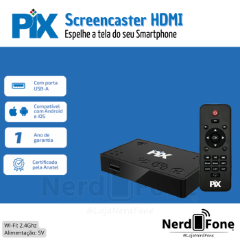 SCREENCASTER PARA TV COM ESPELHAMENTO E STREAMING