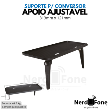 SUPORTE PRATELEIRA MULTIUSO PIX; APOIO 313mm x 121mm