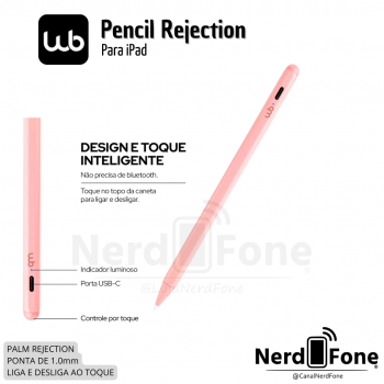CANETA PENCIL ROSA WB
