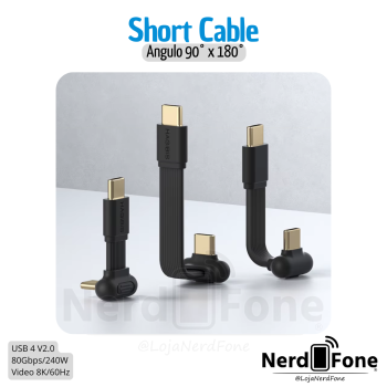 CABO USB-C 4 80G 90°/180° HAGIBIS