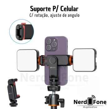 SUPORTE P/ CELULAR ROSCA 1/4 C/ SAPATA