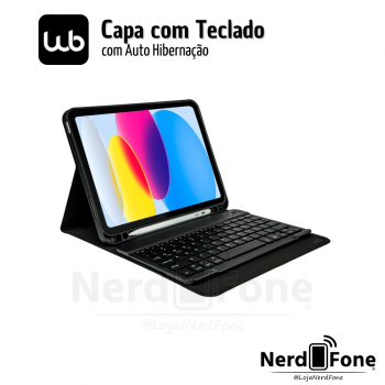 CAPA PARA IPAD 10/11 COM TECLADO