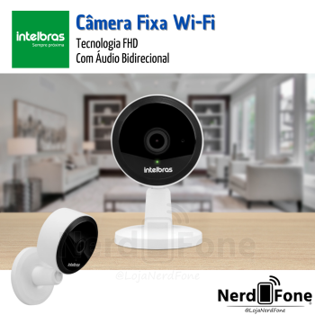 CÂMERA INTERNA FIXA WIFI FHD IM1 INTELBRAS / BRANCA