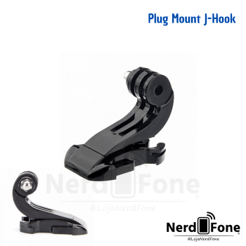 Adaptador Clip Plug Mount J-Hook P/ Action Cam