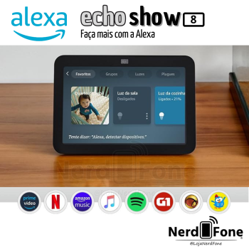 ALEXA AMAZON ECHO SHOW 8; 3ª Gen BLACK