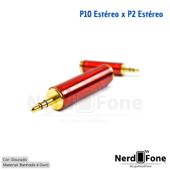ADAPTADOR P10 X P2 ESTÉREO SANTO ANGELO