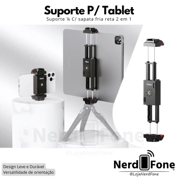 SUPORTE DE TABLET P/ TRIPÉ ULANZI