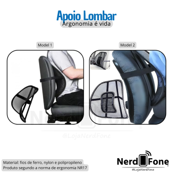 APOIO PARA LOMBAR TIPO TELA