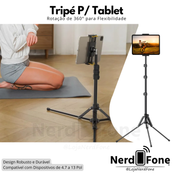 TRIPÉ CHÃO PARA TABLET 4.7-13