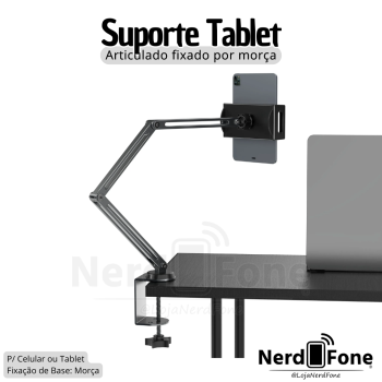 SUPORTE ARTICULADO DESKARM HR; P/ CELULAR/TABLET