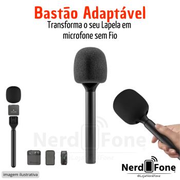SUPORTE P/ MICROFONE LAPELA S/ FIO
