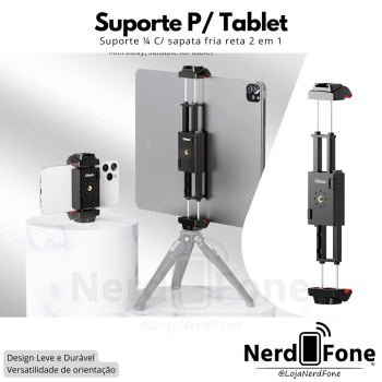 SUPORTE DE TABLET P/ TRIPÉ ULANZI