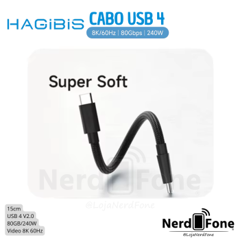 CABO USB-C 4 V2 240GB 15CM HAGIBIS