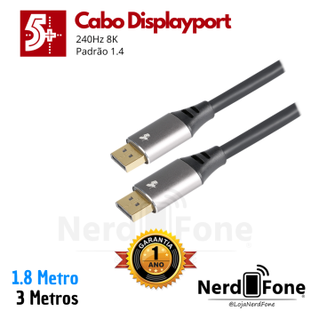 CABO DISPLAYPORT (DP) 1.4 HDR 8K 5+
