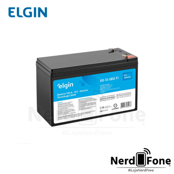 BATERIA ELGIN SELADA 12V ALARME AGM