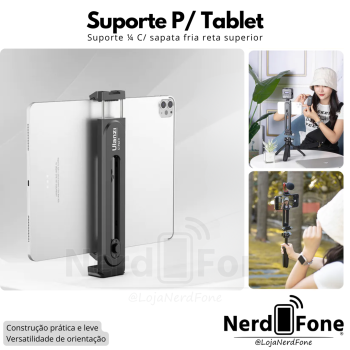 SUPORTE DE TABLET 11 P/ TRIPÉ ULANZI