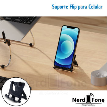 SUPORTE FLIP DE MESA PARA CELULAR