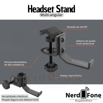 SUPORTE HAYONIK P/ HEADSET