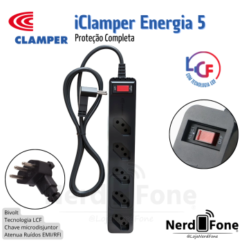 ICLAMPER ENERGIA C/ 5 TOMADAS