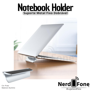 SUPORTE ALUMÍNIO COM ADESIVO PARA NOTEBOOK XO