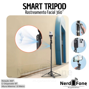 TRIPÉ COM RASTREAMENTO FACIAL INTELIGENTE