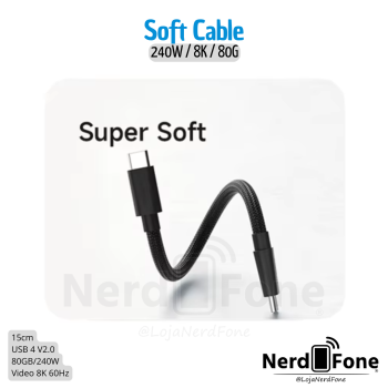 CABO USB-C 4 V2 240GB 15CM HAGIBIS