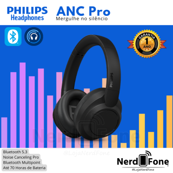 FONE HEADPHONE ANC PRO PHILIPS; BT + 3.5MM