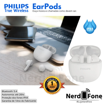 FONE TWS 5.4 IPX4 BLACK; PHILIPS EARPOD;