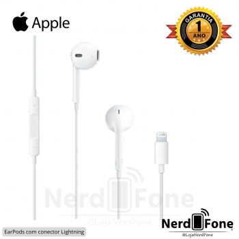 FONE EARPODS IPHONE LIGHTNING APPLE