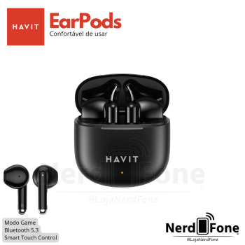 FONE TWS BT 5.3 HAVIT; SMART TOUCH