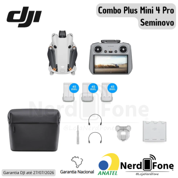 DRONE DJI MINI 4 PRO FLY MORE COMBO PLUS / SEMINOVO