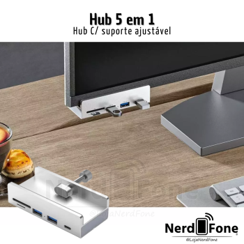 HUB USB DESKMOUNT HREBOS